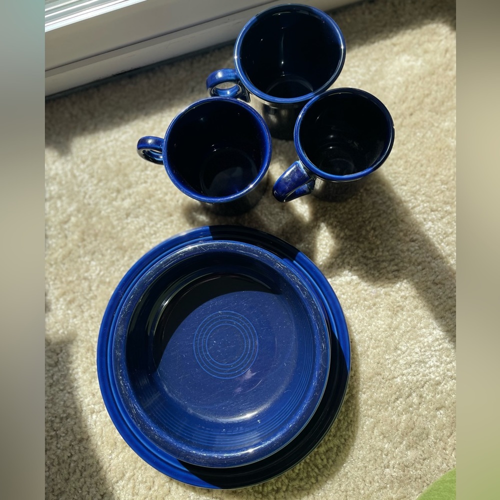 Cobalt Blue Fiestawear/ Homer Laughlin Set